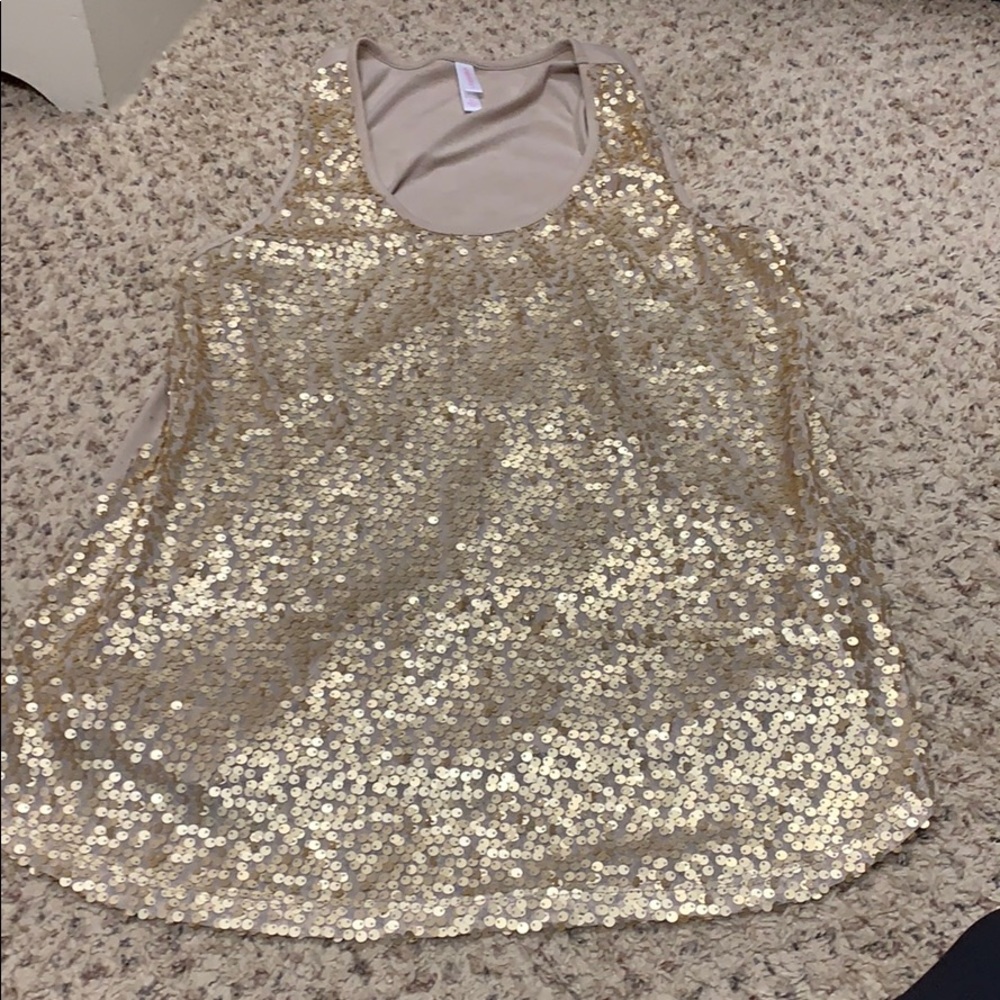 Target xhilaration sequin tank top xl
